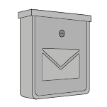 Silver mailboxes